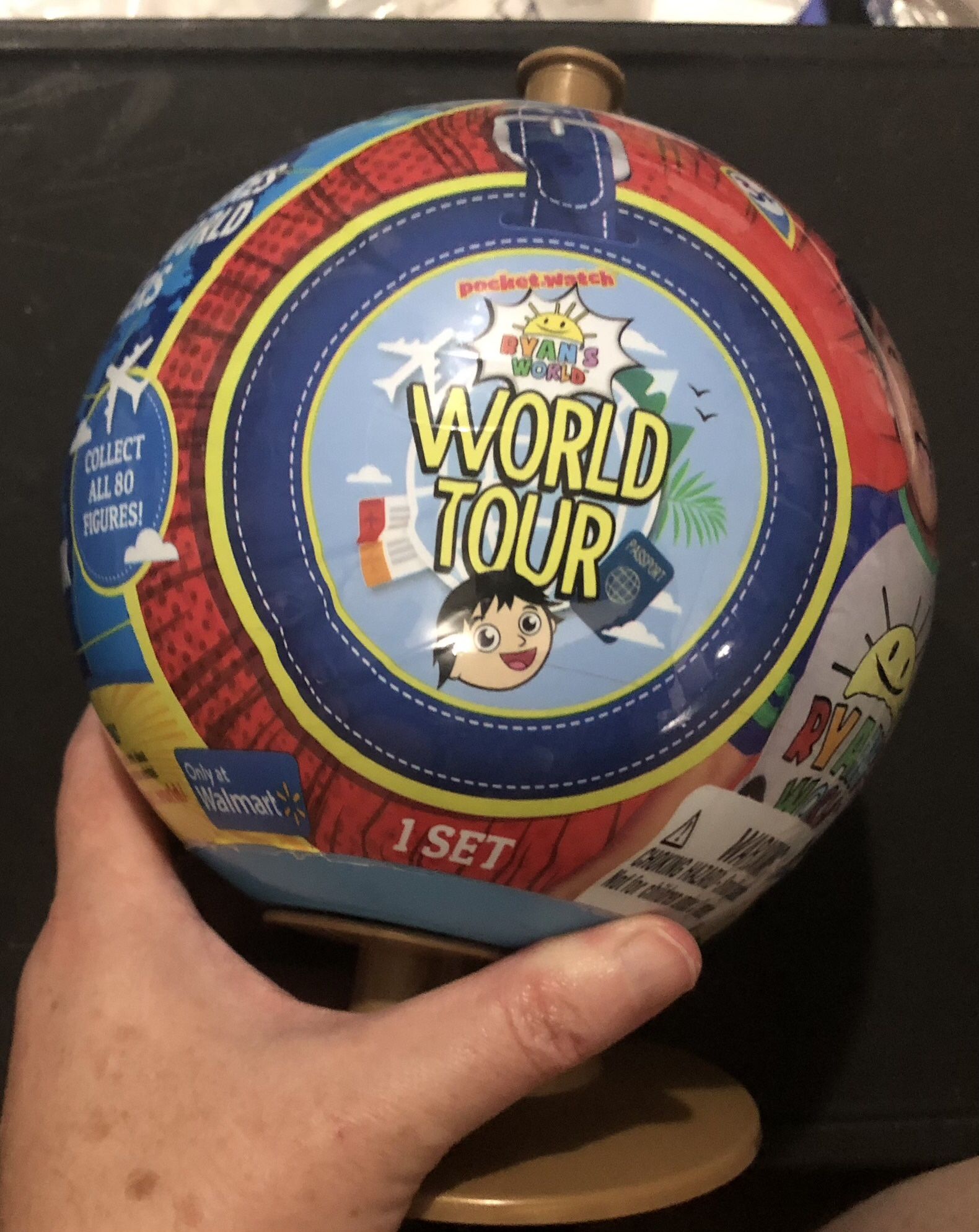 RYANS WORLD WORLD TOUR GLOBE WALMART EXCL NEW