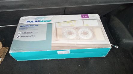 Dual 9" Window Fan