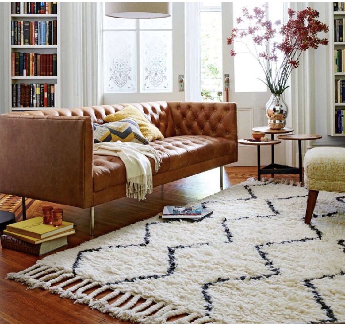 West Elm Moroccan Rug + Runner