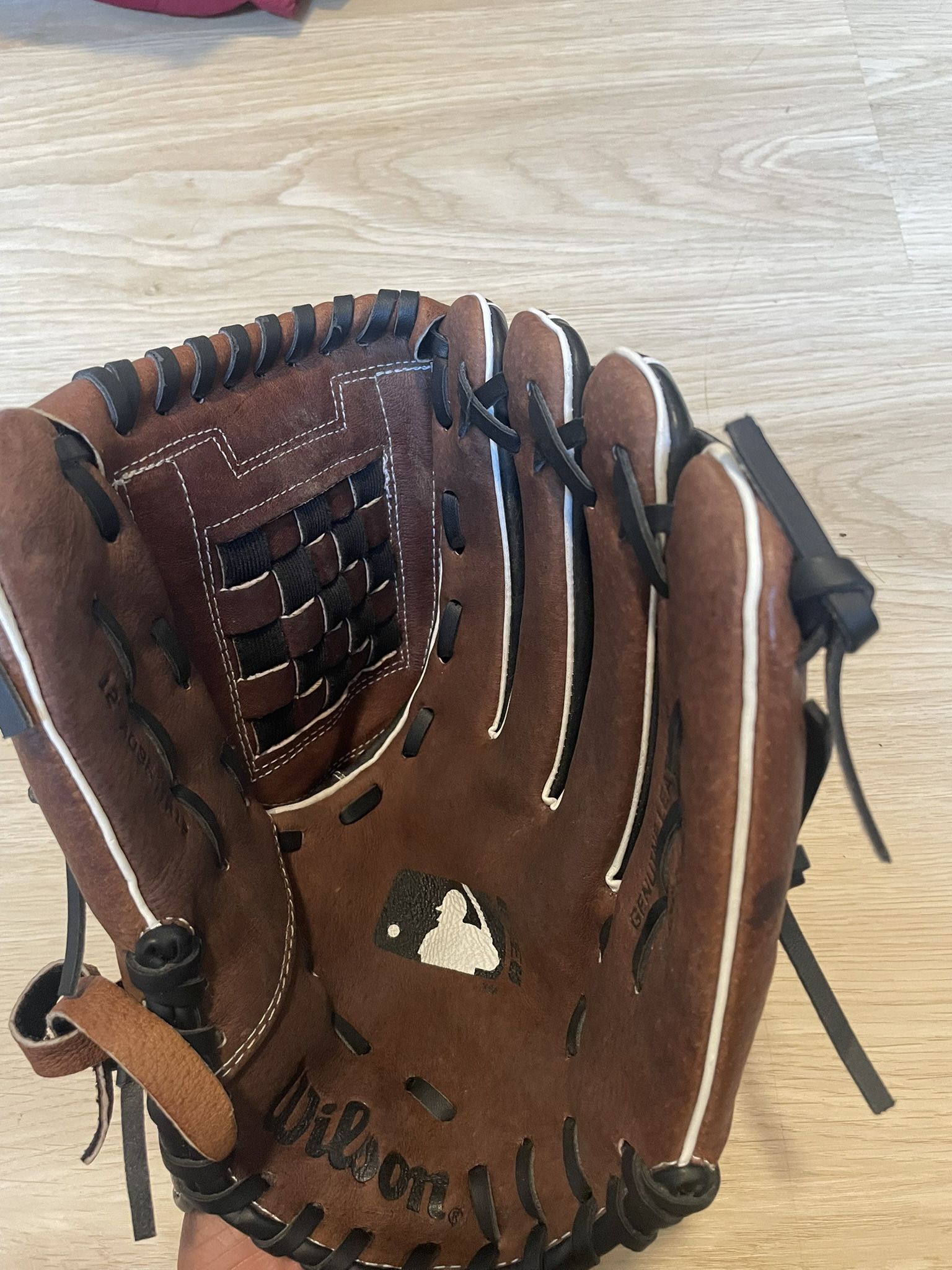 Wilson 12” Real Leather Baseball Glove - Like New