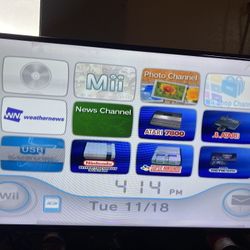 NINTENDO WII + 30 WII and GAMECUBE GAMES INCLUDED