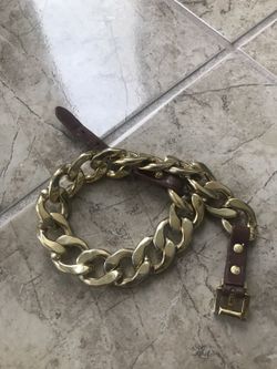 Micheal Kors Gold Chain bracelet