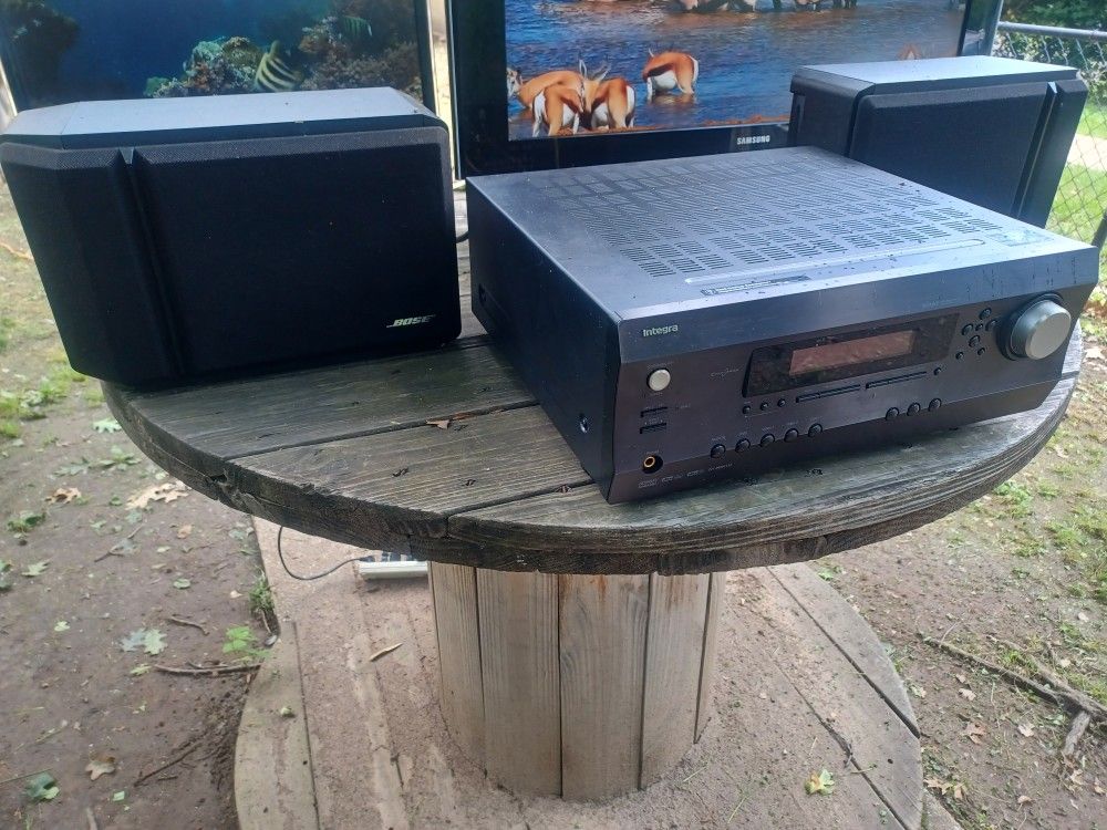 INTEGRA DTR-4.6 HOME THEATER RECEIVER AND BOSE 201 IV SPEAKERS $350 FINAL PRICE
