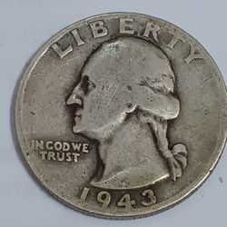 This One Is A Treasury Piece Bicentennial LIBERTY Quarter (1943)