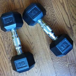 Gold's Gym Set + 15lbs Weights + Other