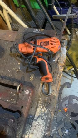 Black decker drill for mixing paint or screwing fast heavy duty cord