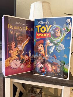 Disney VHS Beauty and the Beast & Toy Story