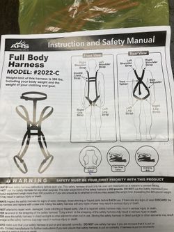 Deer. Safety Harness 