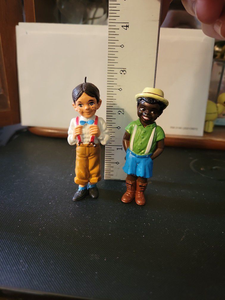 King World, Little Rascals Kids, Boys PVC Figures, Set, Toy, 3", Miniature, Collectible, Vintage

