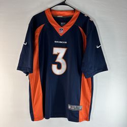 #1700 Russell Wilson Denver Broncos Vapor Nike Limited Jersey Size L