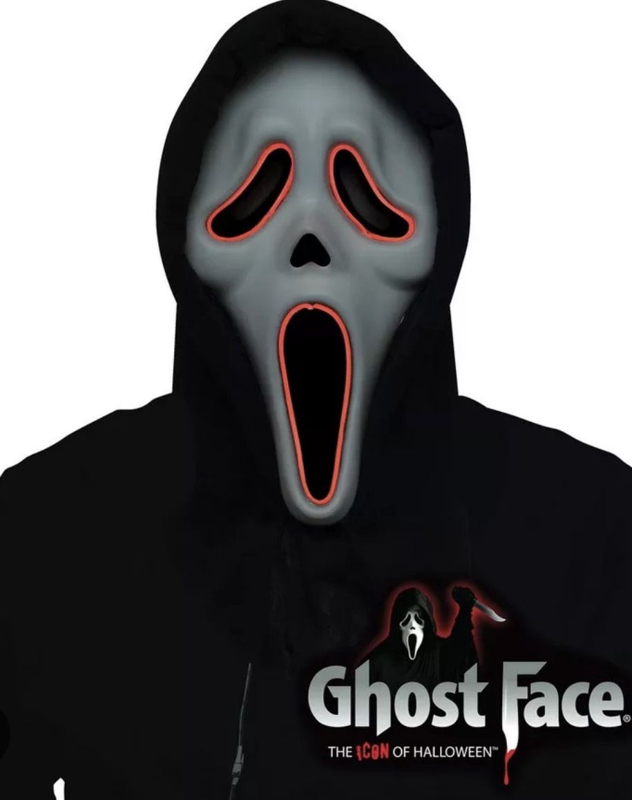 Light up E.I. Ghost Face Mask