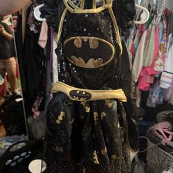 Sparkly Batman Costume 3T-4T
