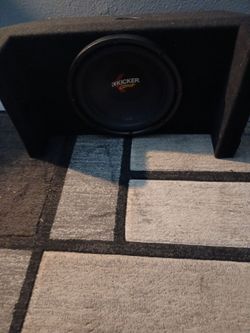 12" kicker in a downfire box
