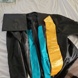 Jostens Mens Graduation Santiago HS  Cap and Gown Size  6'04 to 6'06