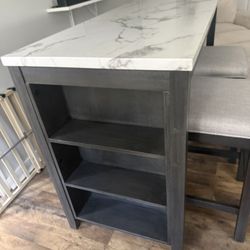 Kitchen Dinette With Stools