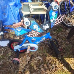 Price is firm.. Little boys Spider-Man bike