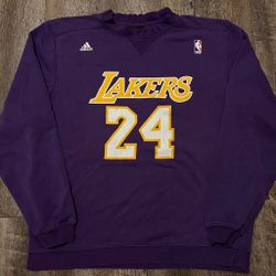 Adidas x Lakers Kobe Bryant Crewneck Sweater size XL 23x26
