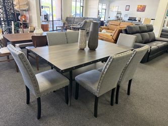 Dining table with 6 chairs