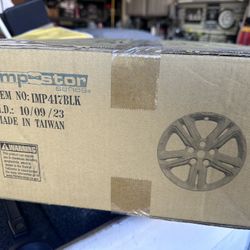 Gloss Black Hub Caps- New 