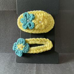 Crochet Hair Clips 