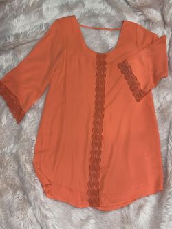 ASRT Coral Above Knee Dress Size M