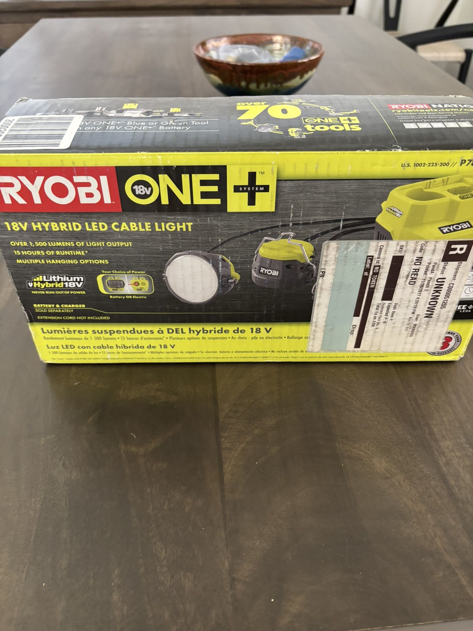 Ryobi String Light 18v