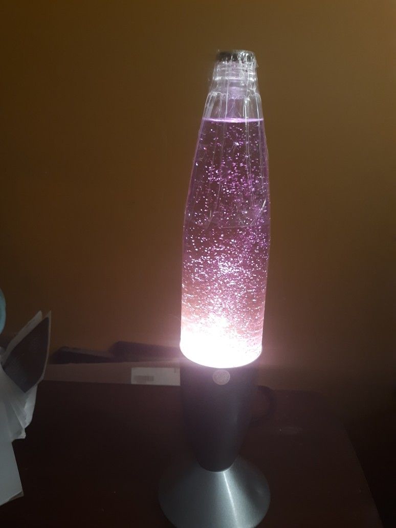 Glitter Lamp Purple