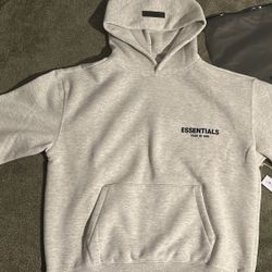 Essentials Fear Of God Hoodie Light Oatmeal 