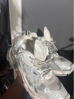 Silver Balenciaga runners