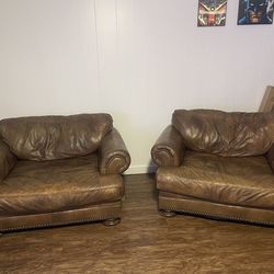 Vintage Leather Couches