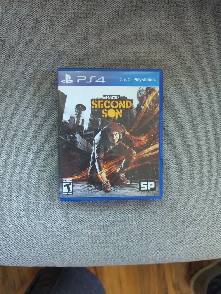PS4 Infamous Second Son Case And Disk