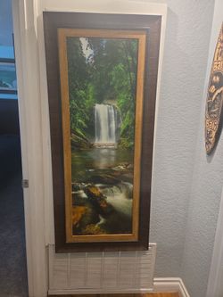 High quality textured frame and painting from costco