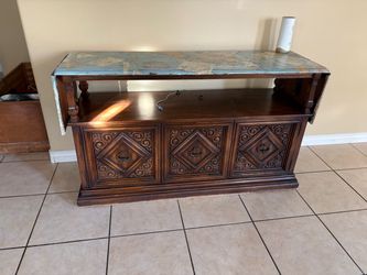 Buffet table