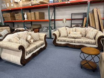 Sofas set Victorian Style // in Stock // Disponibles