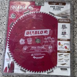 DIABLO 12in. x 80-Tooth Fine Finish Saw Blade for Wood 