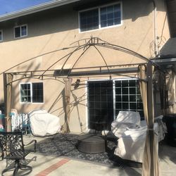 Used Allen and Roth 12x10 metal Gazebo