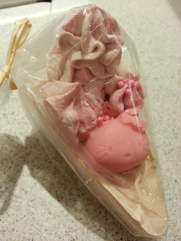 Cake soap slices