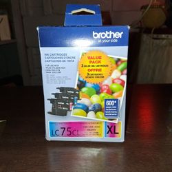 Brother Brand New XL 3 Pk Color Cartridges Boxed Ex 9/27