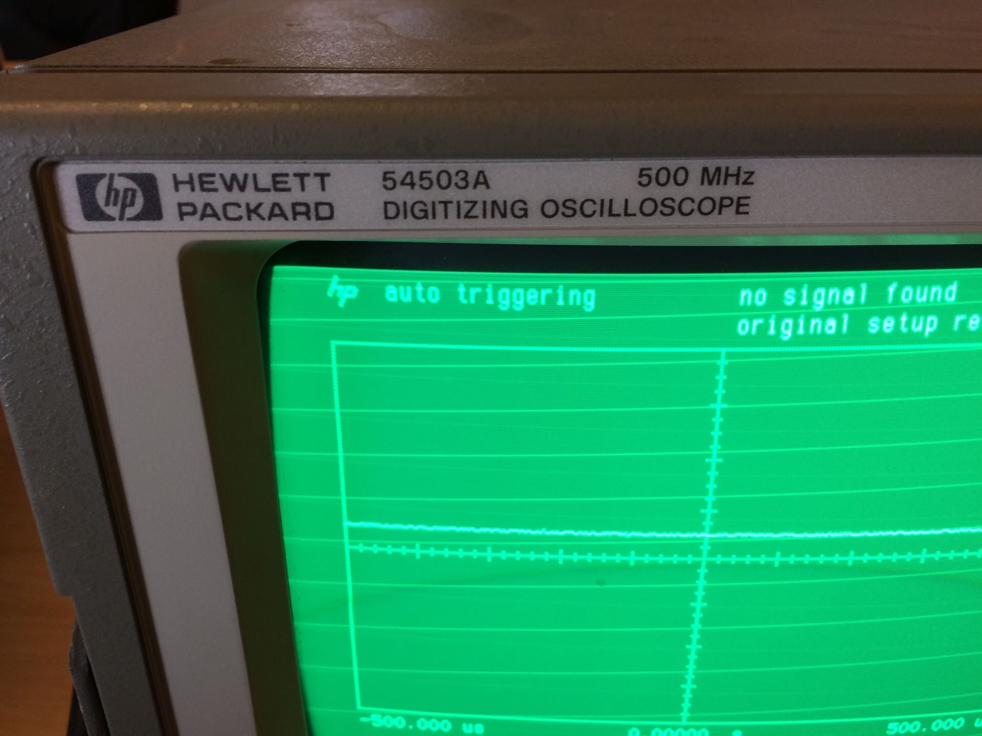 Hewlett-Packard 54503A Digitizing Oscilloscope