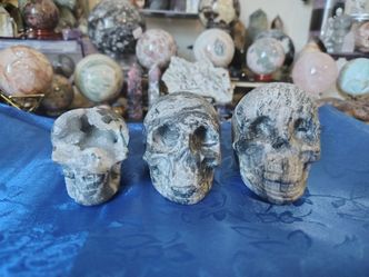 Picasso Jasper Skulls