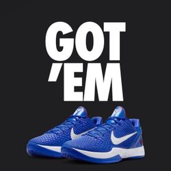NIKE KOBE 6 DODGERS