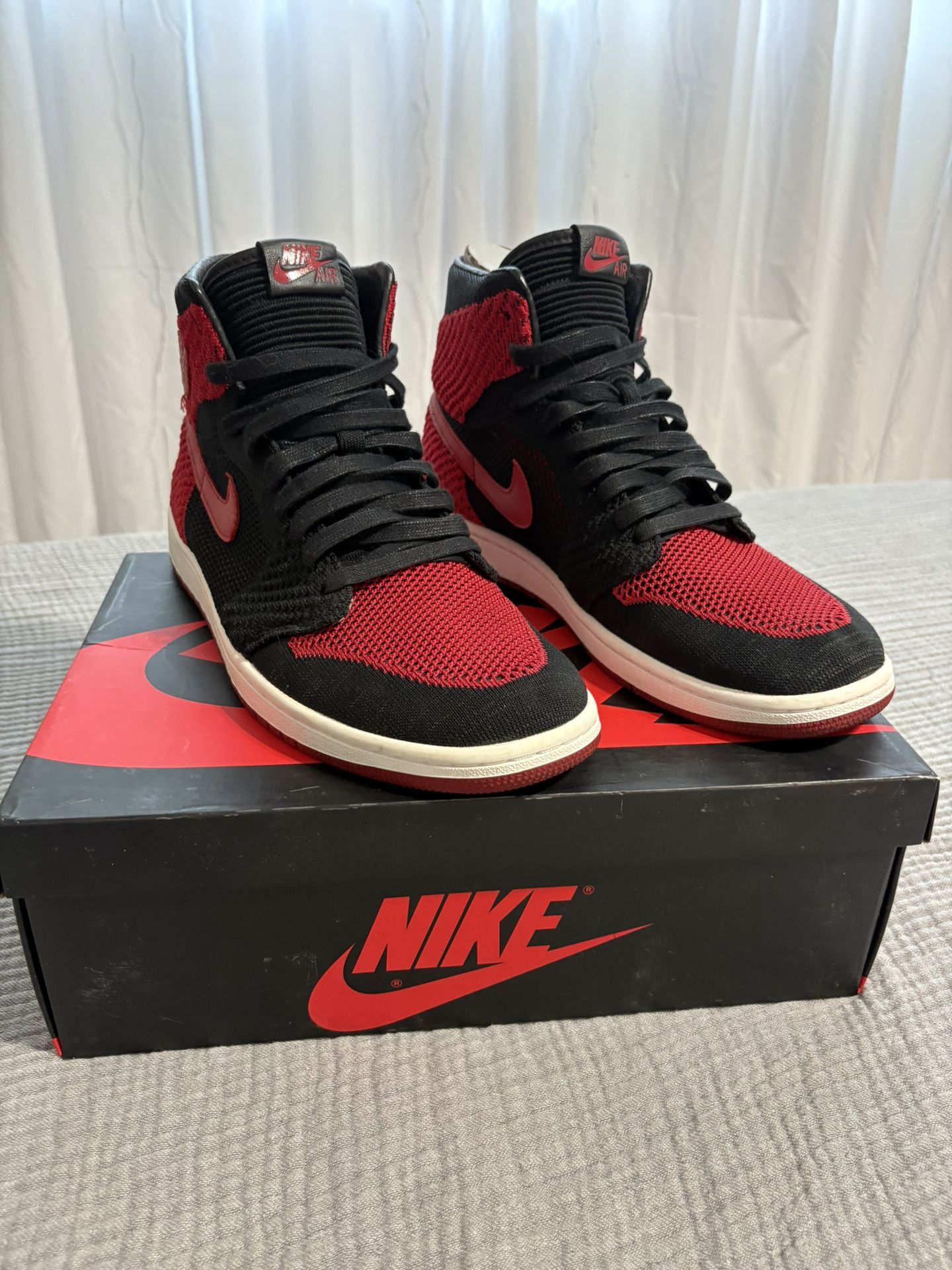 2017 Jordan 1 Bred Flyknit