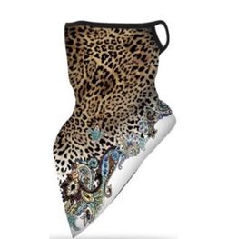 Leopard and Paisley Neck Gaiter