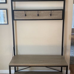 Bench/coat rack