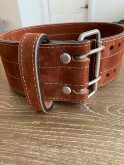 Power lifting belt suede leather 36 waist