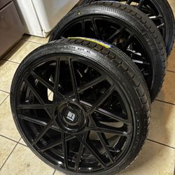 BRAND NEW 20 INCH WHEELS AND TIRES  5x112 And 5x120