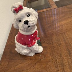 New Blue Sky brand Maltese Dog statue figurine 9.5” Figurine