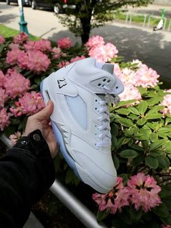 Air Jordan 5 Retro White Metallic Size 9 Brand New Nike Air OG