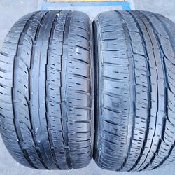 2 USED TIRES FIRESTONE 245/45/20