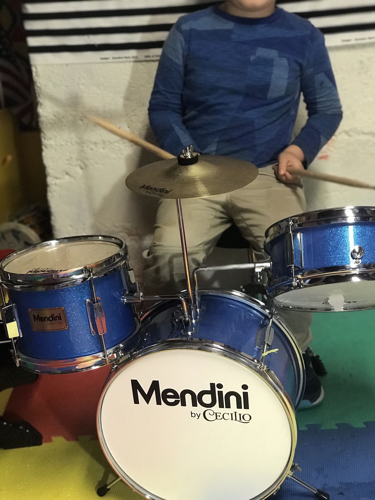 Mendini 3 drum set kids 13 inch